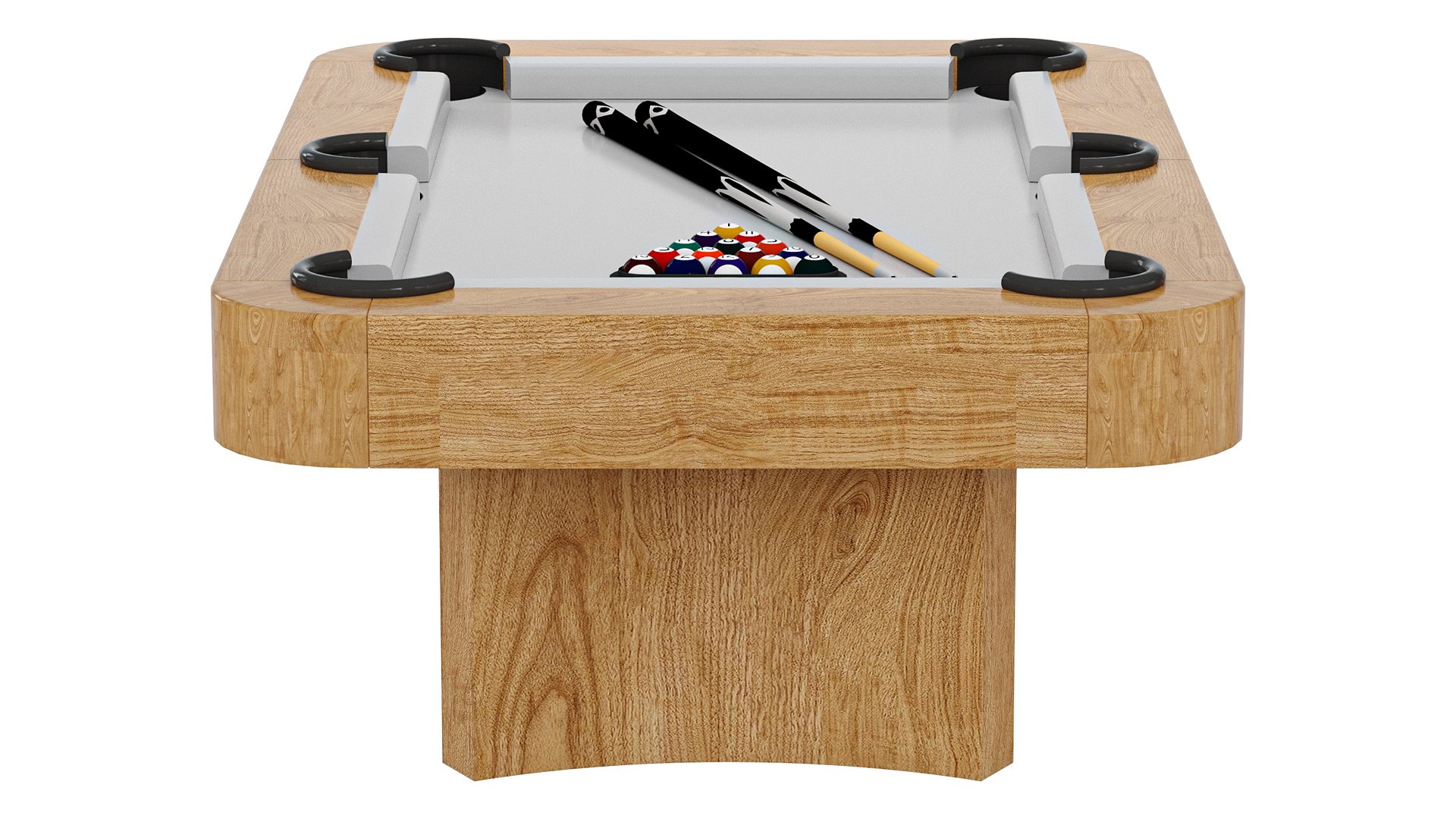 3D Luna Pool Table-Modern Leg Design-Includes Professional Install ...