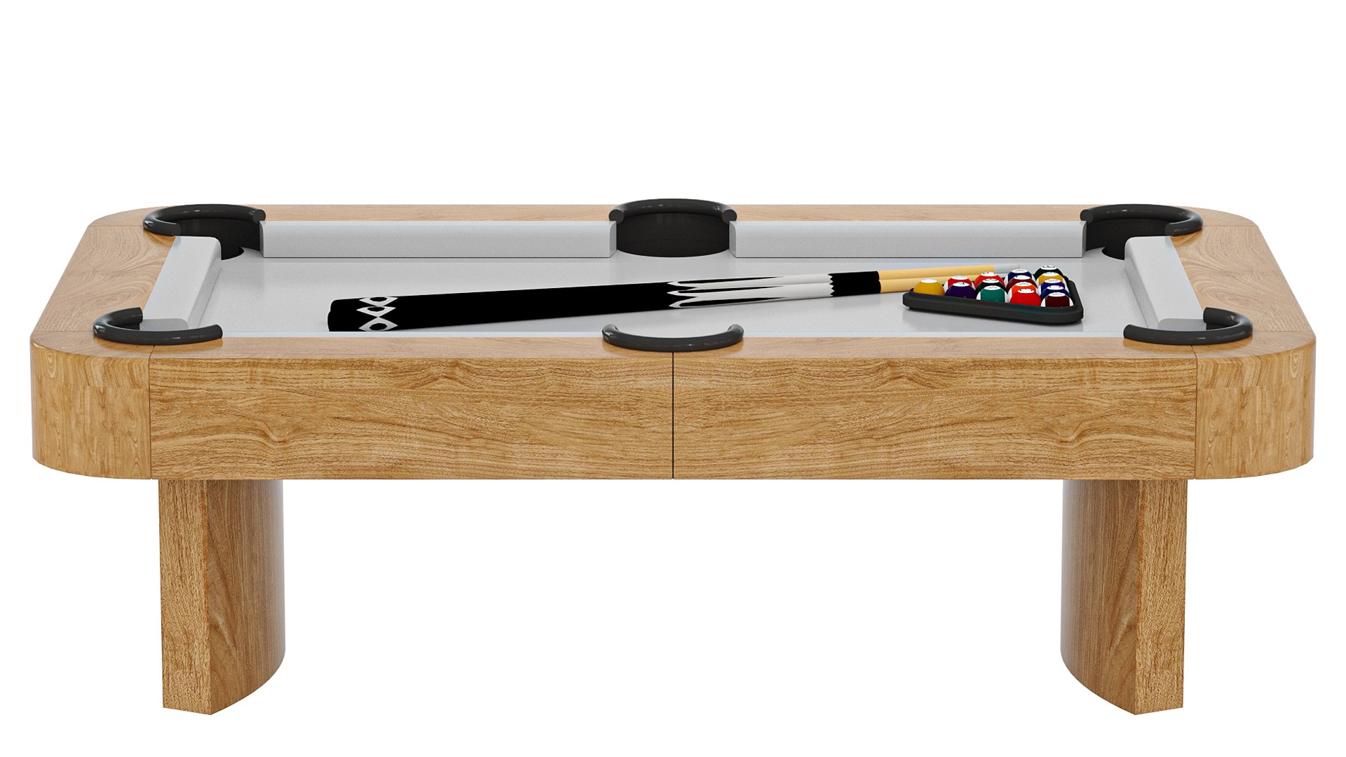 3D Luna Pool Table-Modern Leg Design-Includes Professional Install ...