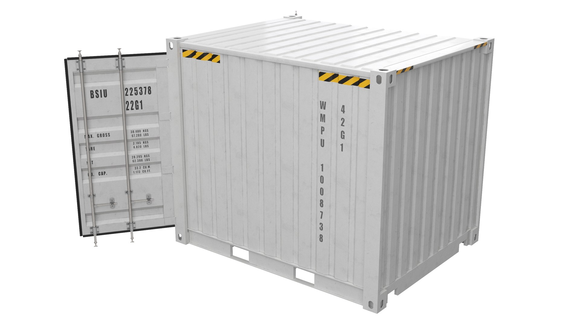 10ft Shipping Container With Packages 3D Model - TurboSquid 2017525