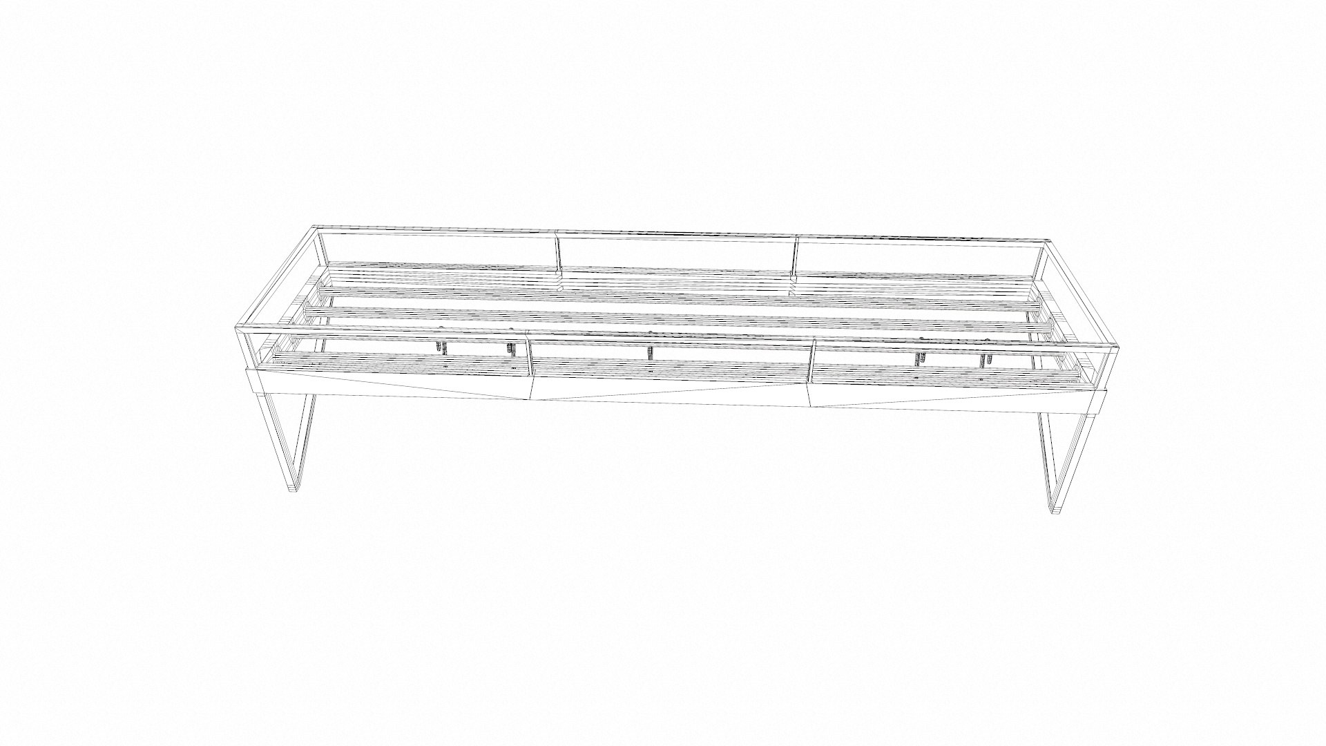 3D Wall Pan Rack - TurboSquid 2434471