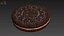 Galleta oreo con crema de naranja