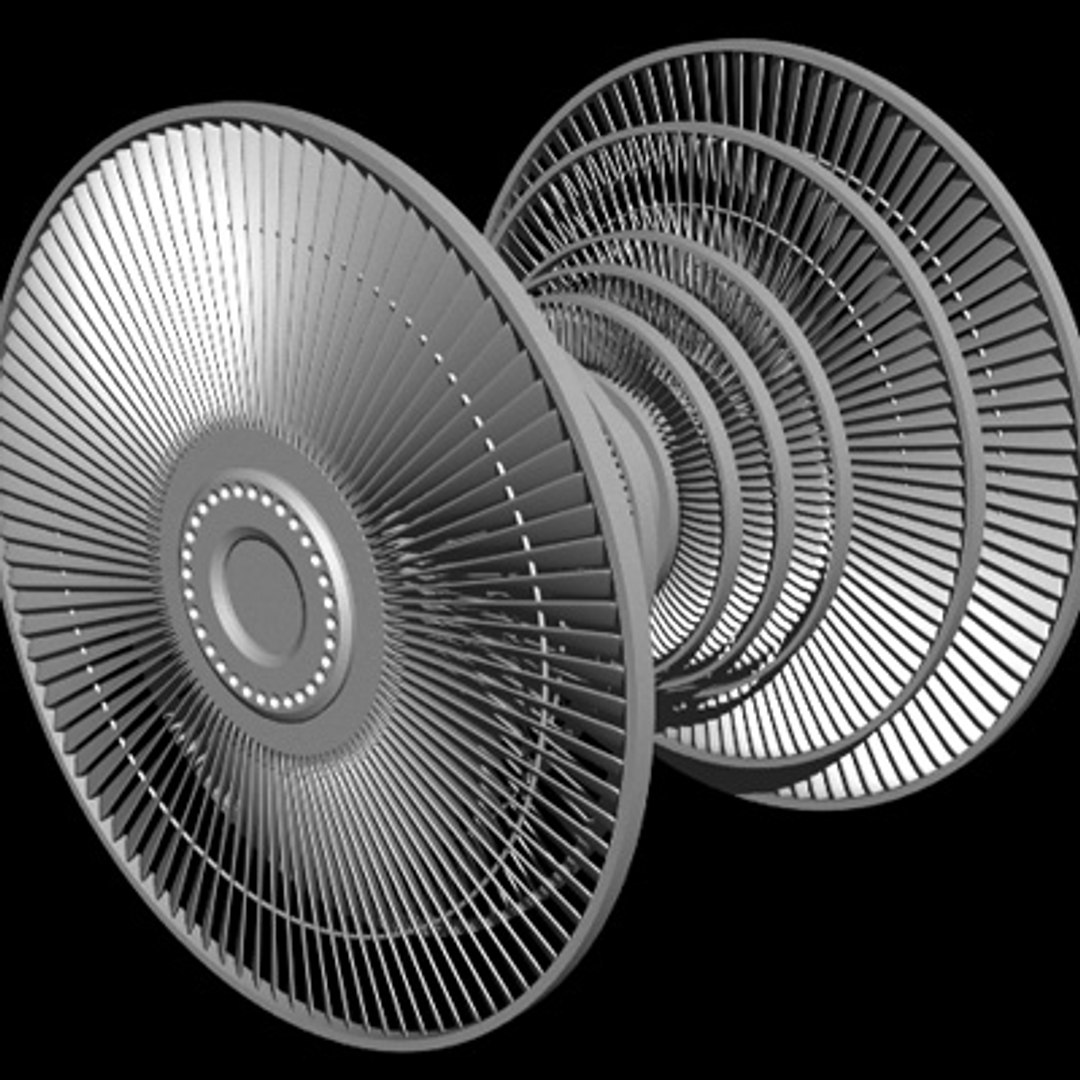 Pressure Steam Turbine Rotor 3d Lwo