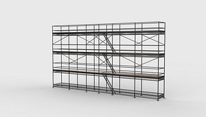 scaffold tower 04 3D model model