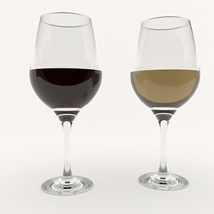3D Wine glass model