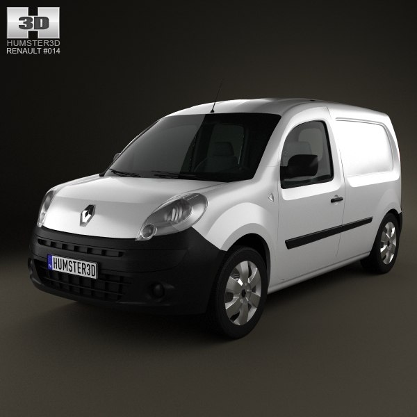 modelo 3d Renault Kangoo Van 1 SideDoor 2011 - TurboSquid 631891