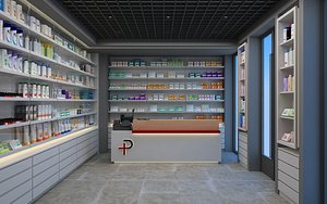 Pharmacy Store Scene