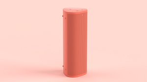 3D Ultra Portable Smart Speaker Red