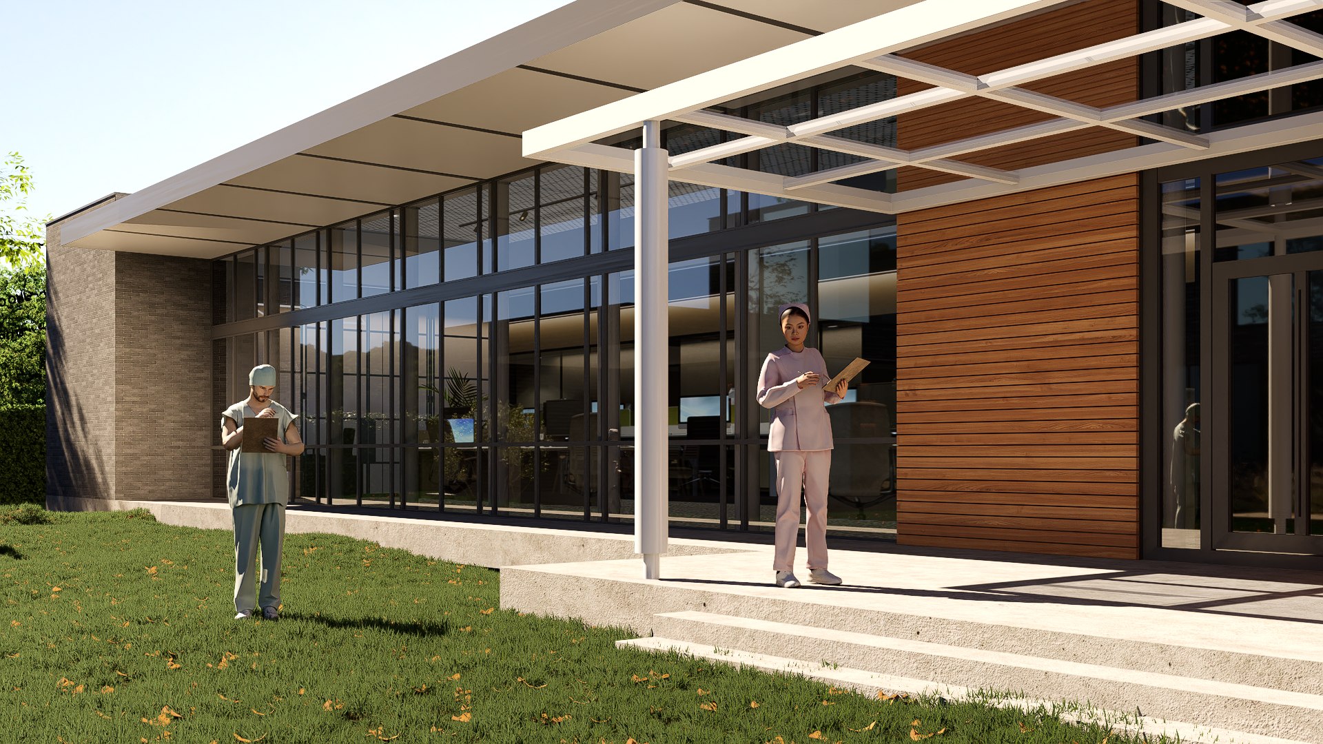 3D Laboratory Building - TurboSquid 2279433