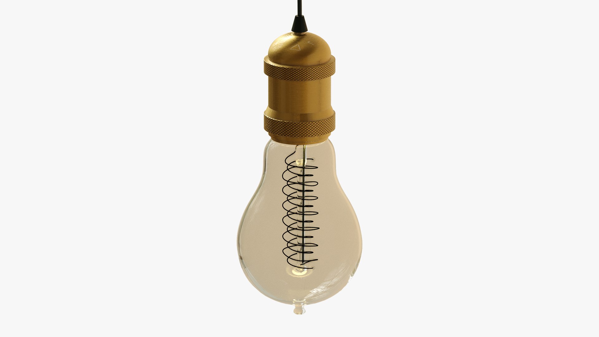 Vintage Edison Lamp 3d Model Turbosquid 2094625