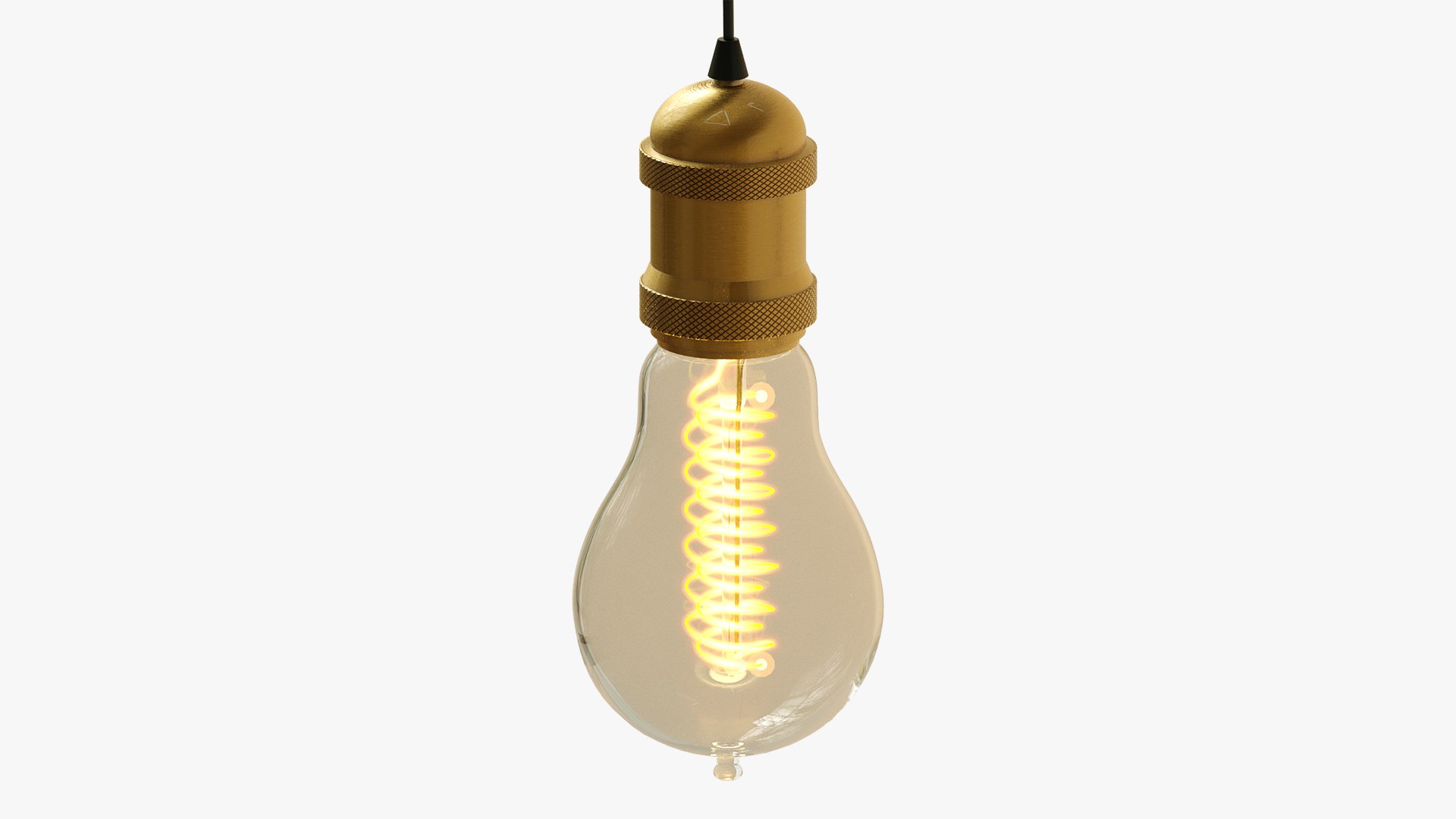 Vintage Edison Lamp 3D Model - TurboSquid 2094625