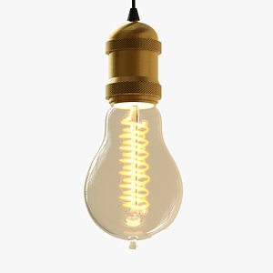 Vintage Edison Lamp 3D model