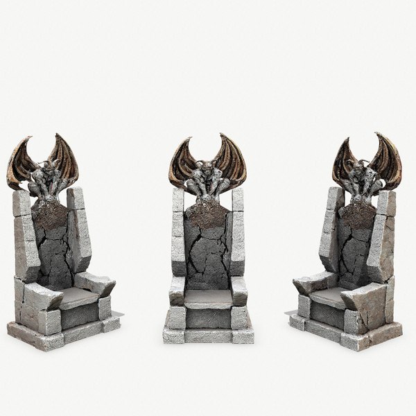 modelo 3d Trono de piedra del diablo - TurboSquid 2262982