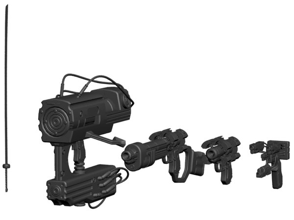 GANTZ Xガン　原作モデル　実寸大 映画『GANTZ:O』の武器“Xガン”が実物大で登場！ トリガーで銃が