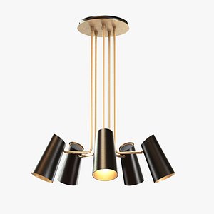 3ds rejuvenation cypress 5-arm chandelier