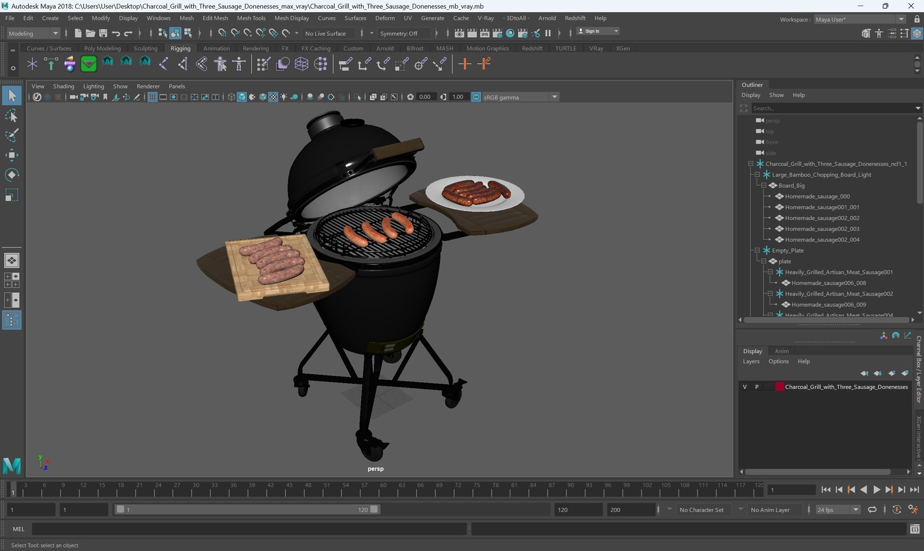 Charcoal Grill with Three Sausage Donenesses 3D model https://p.turbosquid.com/ts-thumb/hu/G1Ktm9/U5/charcoal_grill_with_three_sausage_donenesses_1002/jpg/1759125816/1920x1080/fit_q87/aea5529bdf3767fc3b671edf2ccc125ad7d53a83/charcoal_grill_with_three_sausage_donenesses_1002.jpg
