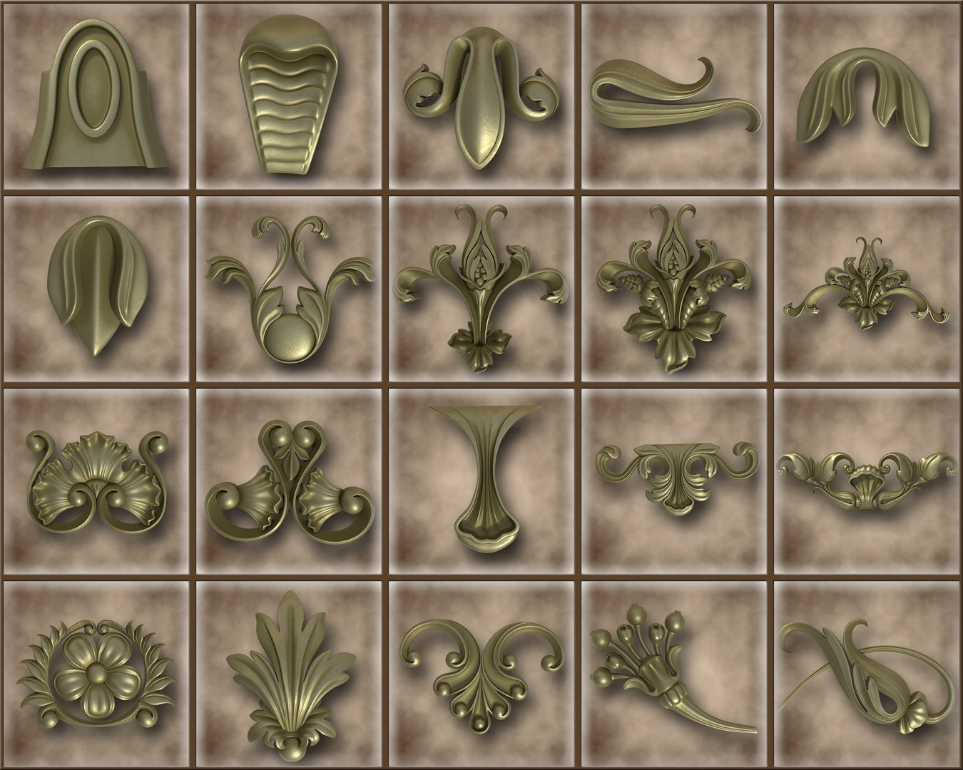 3D Ornamental Vol 07 model https://p.turbosquid.com/ts-thumb/hu/GbFjpT/mA/04/png/1726993124/1920x1080/fit_q87/7ef5684abcad10817606399b59b3d78a31ad0c3c/04.jpg