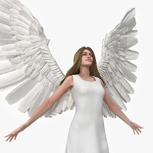 Beautiful Blonde Woman Angel