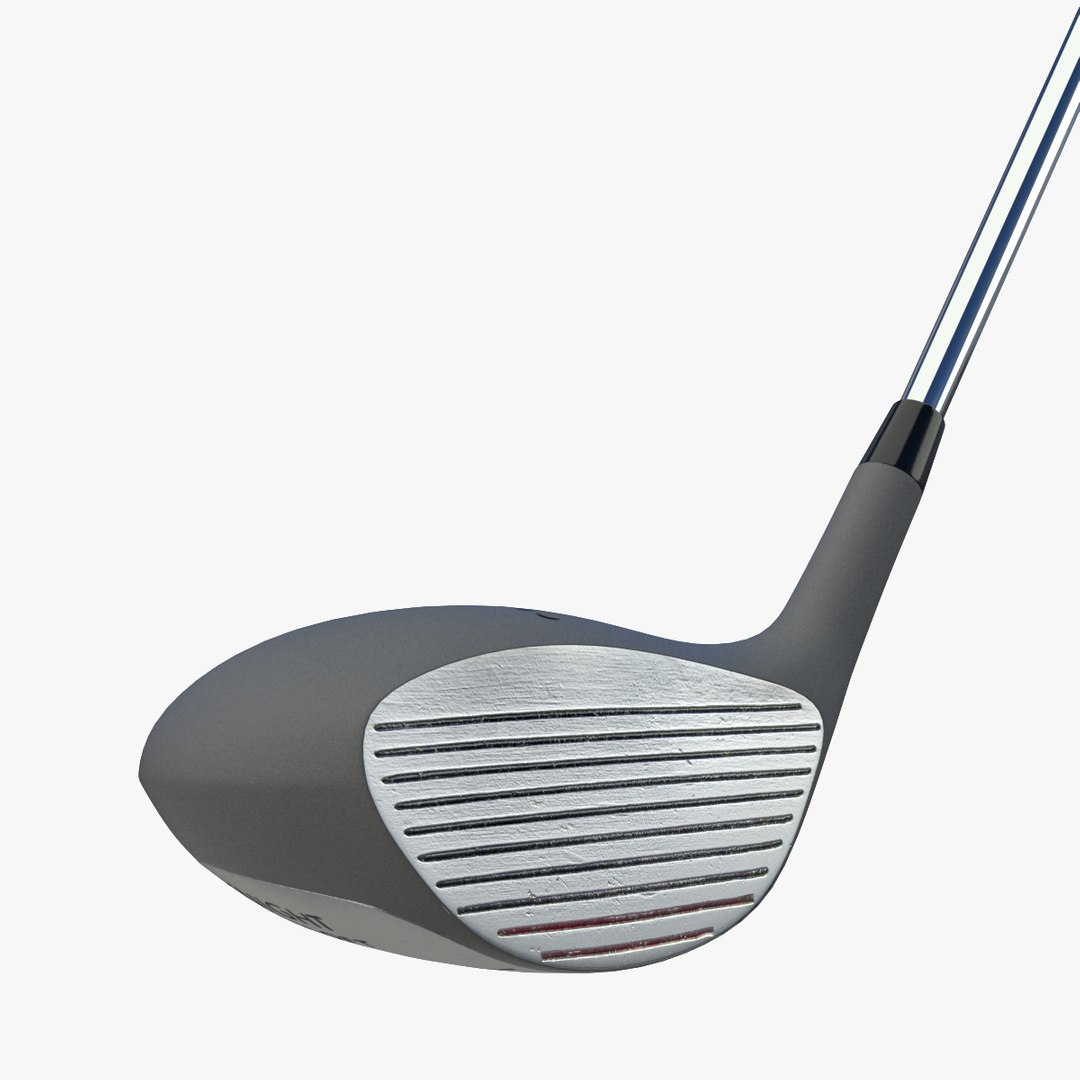 3d Model Driver Golf Club