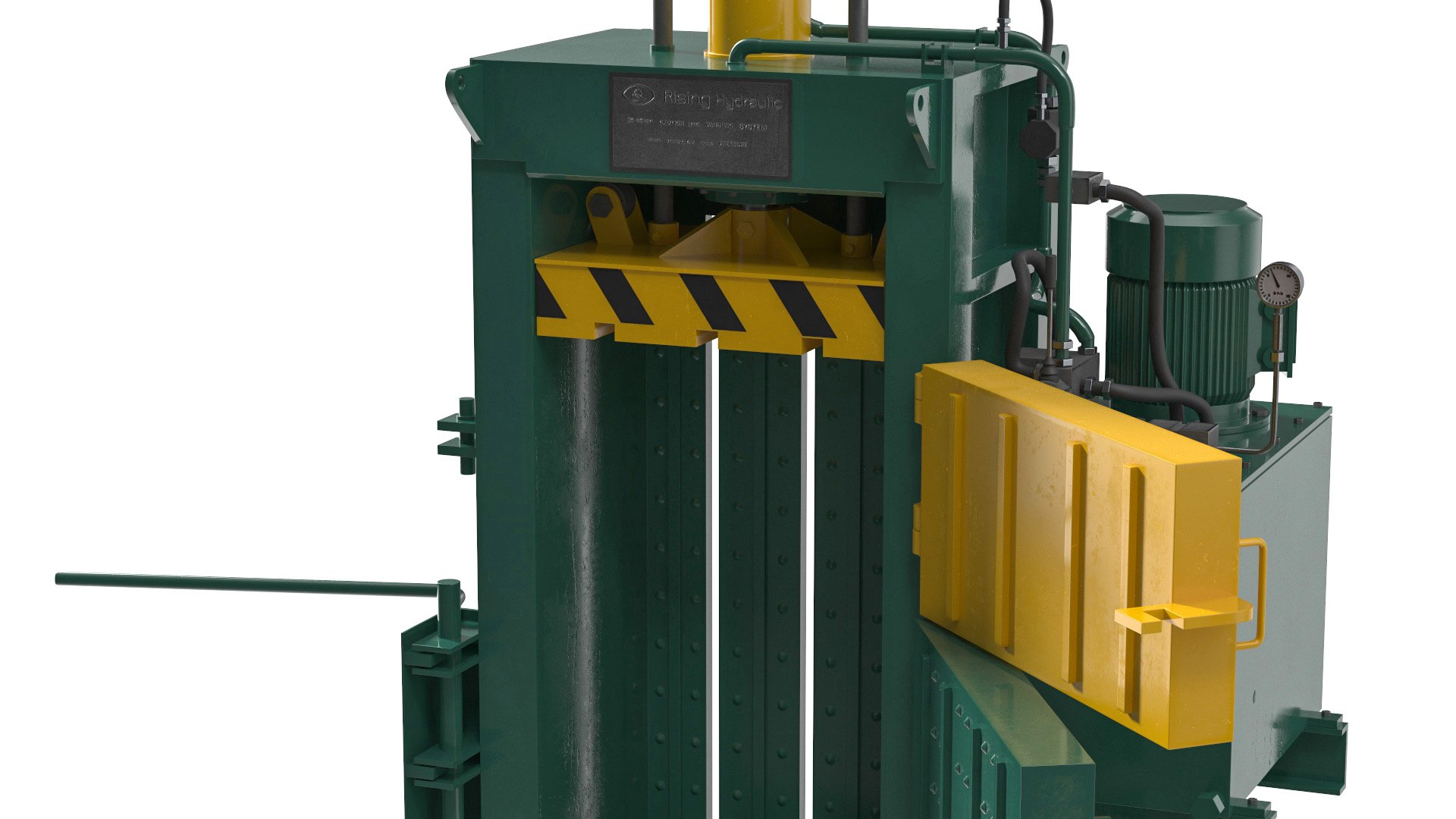 Bailing Machine Green 3D Model - TurboSquid 2273663