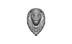 lion animal decoration 3D model
