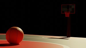 3D Basket Ball Court