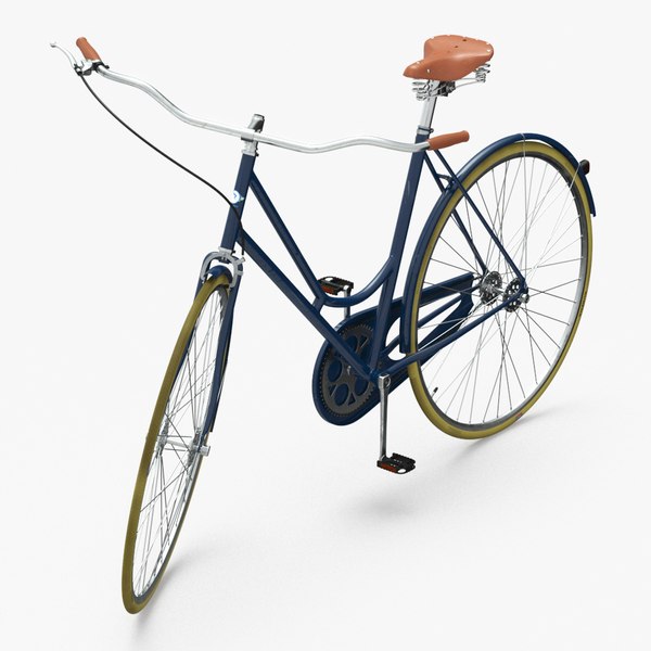 modelo 3d Bicicleta urbana vintage adaptada a Maya - TurboSquid 2297226