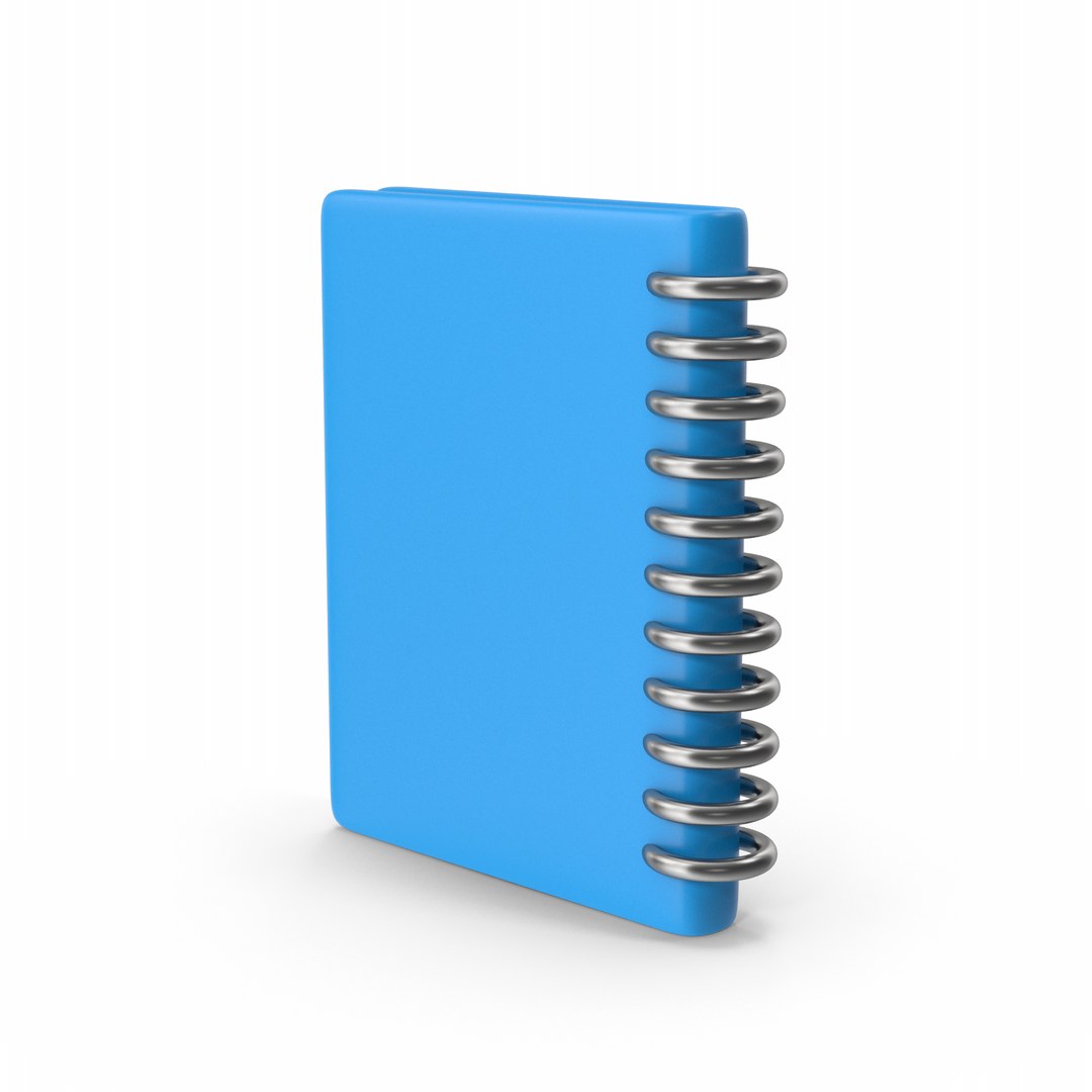 3D Cartoony Notebook Model - TurboSquid 2135654