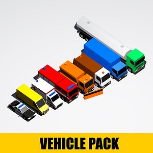 3D model package vehicle