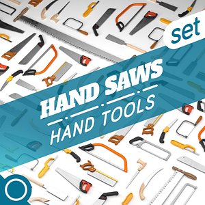 3D hand saws model
