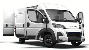 3D Iveco eSuperJolly L2H2 HQ Interior 2025