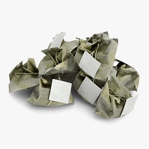Green Tea Bag Pile