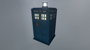 DOCTOR WHO - TOM BAKER TARDIS - Rogue Film Productions 3D model