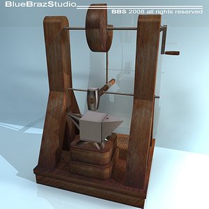 c4d leonardo automatic hammer machine