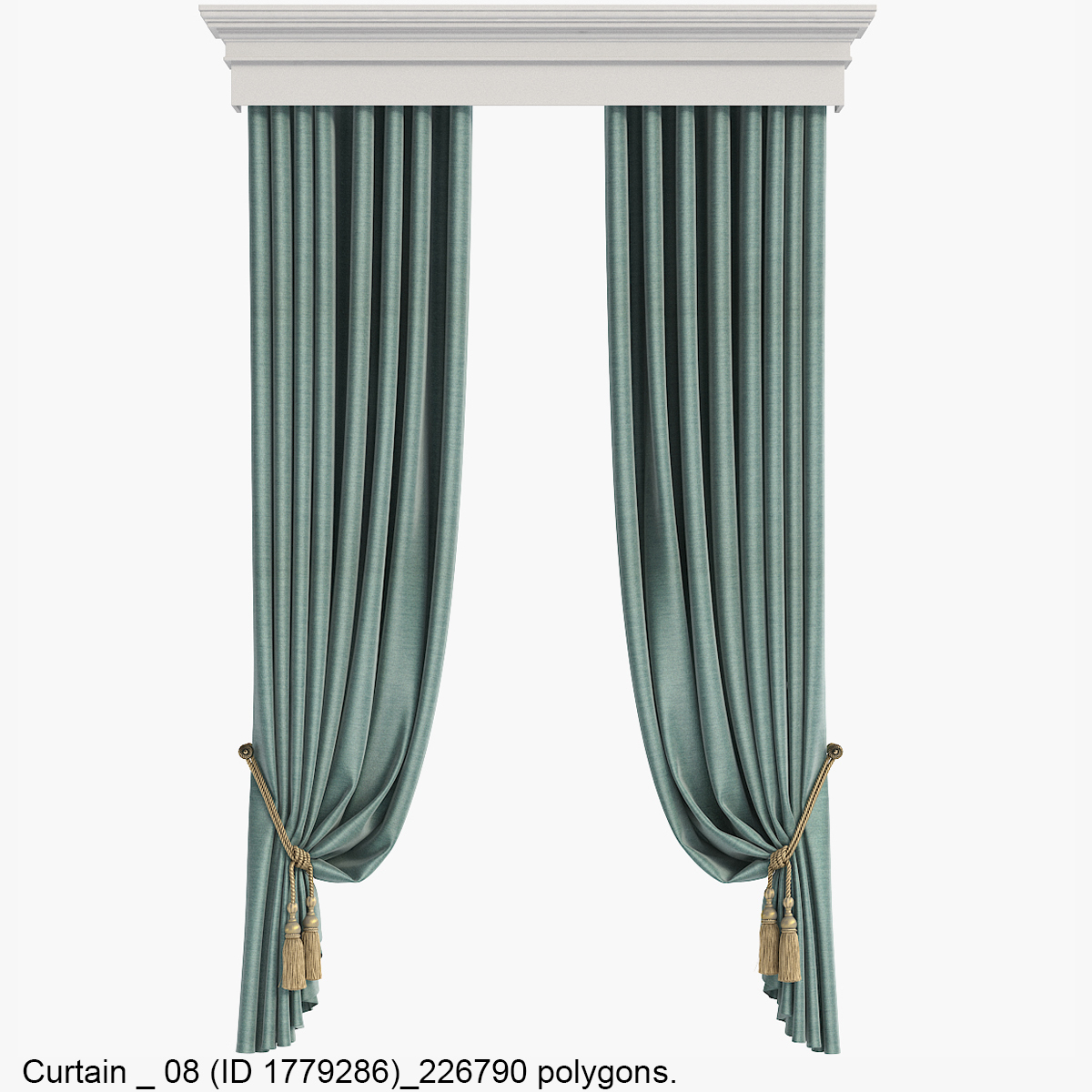 3D Collection of Curtains model TurboSquid 1787009