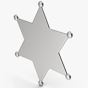 3D model Western Badge
