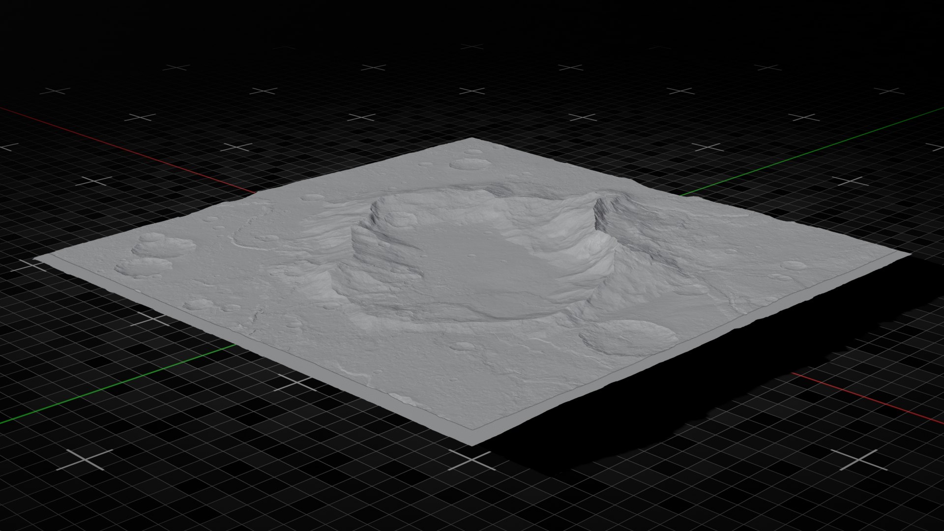 3D model Moon Crater 3 https://p.turbosquid.com/ts-thumb/hu/abXcYt/Ci/workbench/png/1703274436/1920x1080/fit_q87/9bd9a6fbb72fbd8664ddd71d13e689e5d4350be4/workbench.jpg