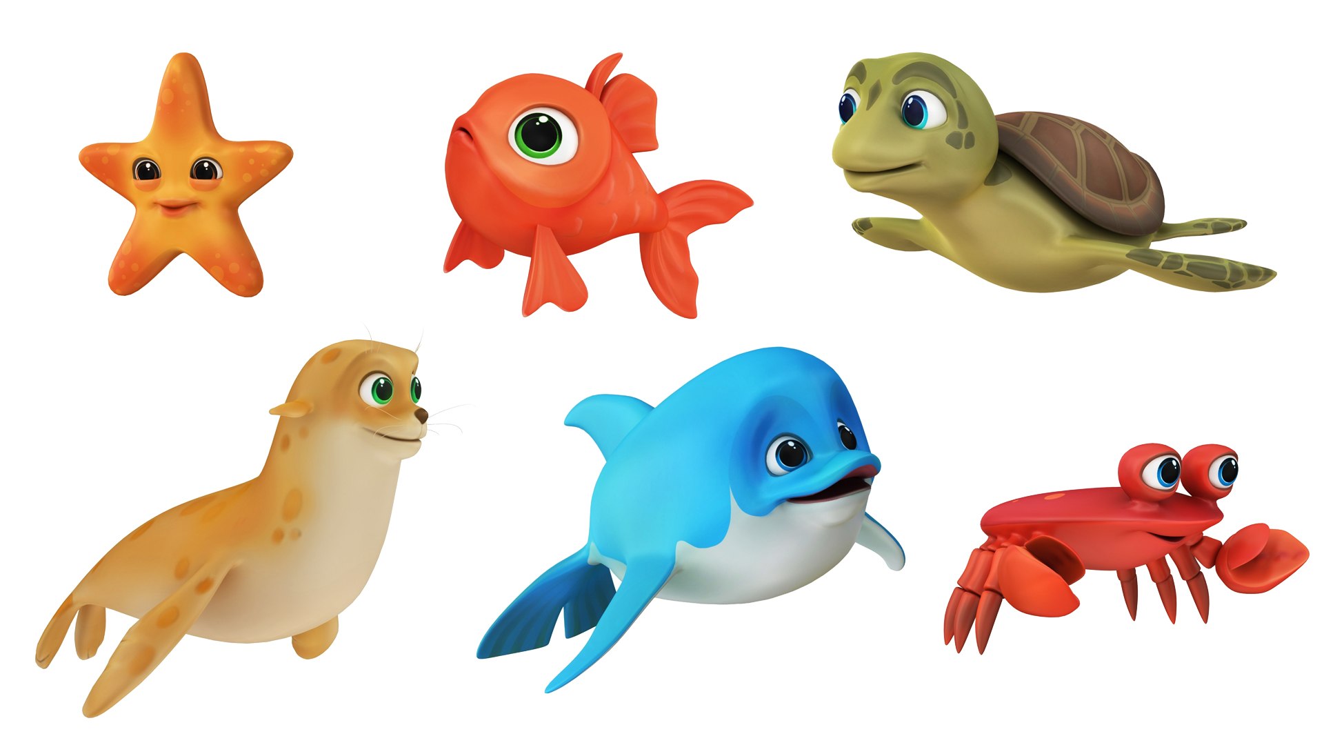 Cartoon Sea Creatures Collection 6 in 1 3D model https://p.turbosquid.com/ts-thumb/hu/cDNJp7/Bx/col21/jpg/1747091136/1920x1080/fit_q87/b049e8bdd12ae9ea289905d19eec0833a88589b3/col21.jpg