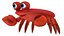 Cartoon Sea Creatures Collection 6 in 1 3D model