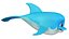 Cartoon Sea Creatures Collection 6 in 1 3D model