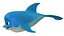 Cartoon Sea Creatures Collection 6 in 1 3D model