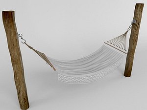 3d model of hammock
