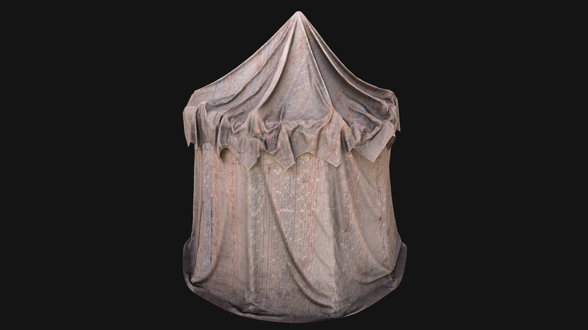 3D Cylindrical White Tent Market Stall - TurboSquid 1899351