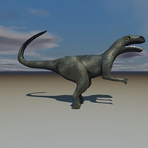 allosaurus dinosaur 3d 3ds