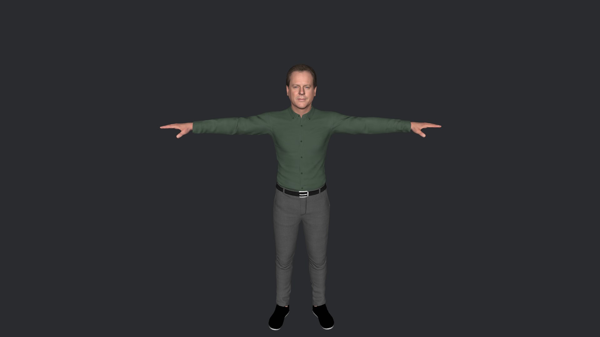 3D Model Jack Bauer Hyper Realistic Full Body Fully Rigged Character ...