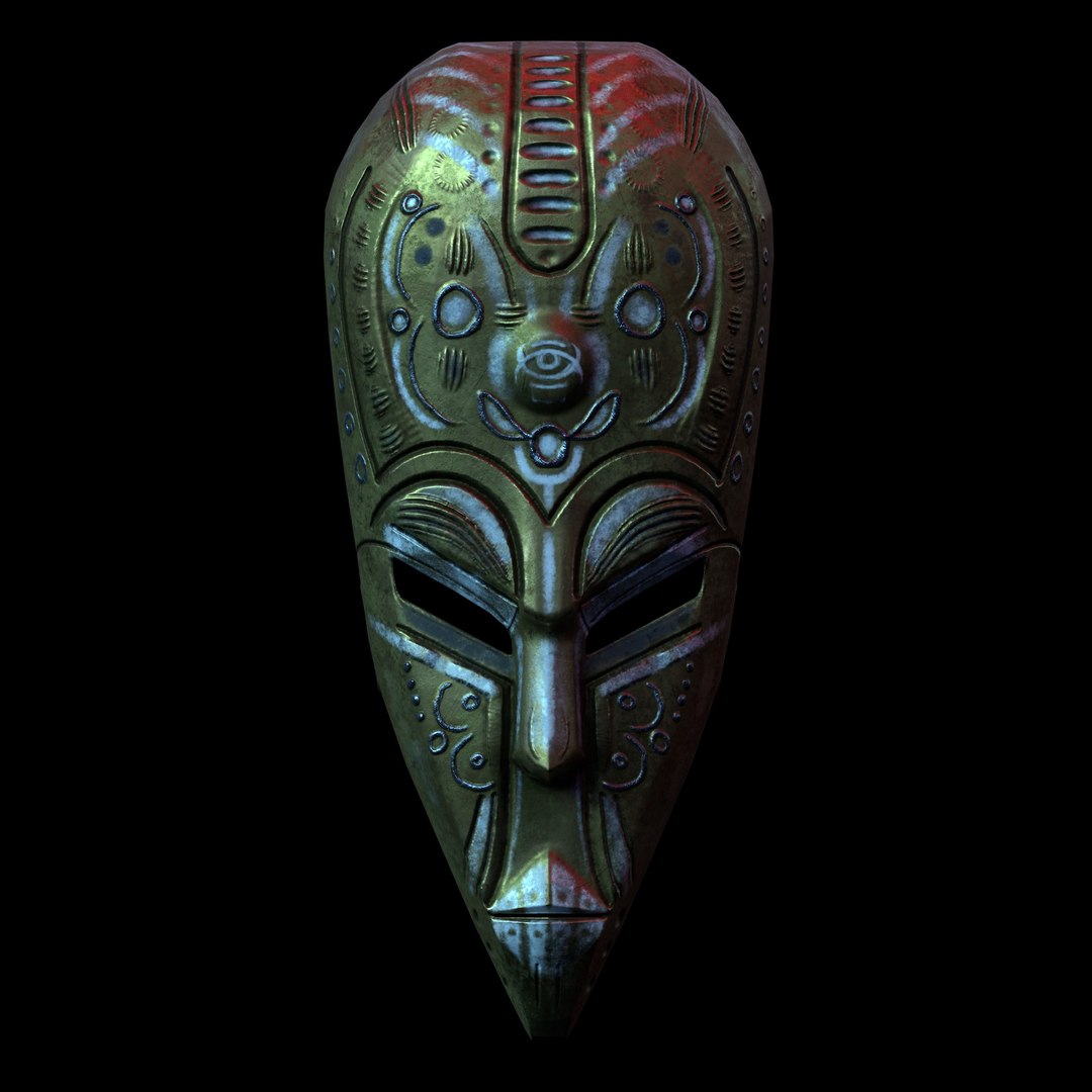 3D African Mask - TurboSquid 1772473