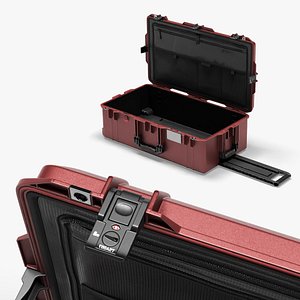Protective Travel Storage Box Red