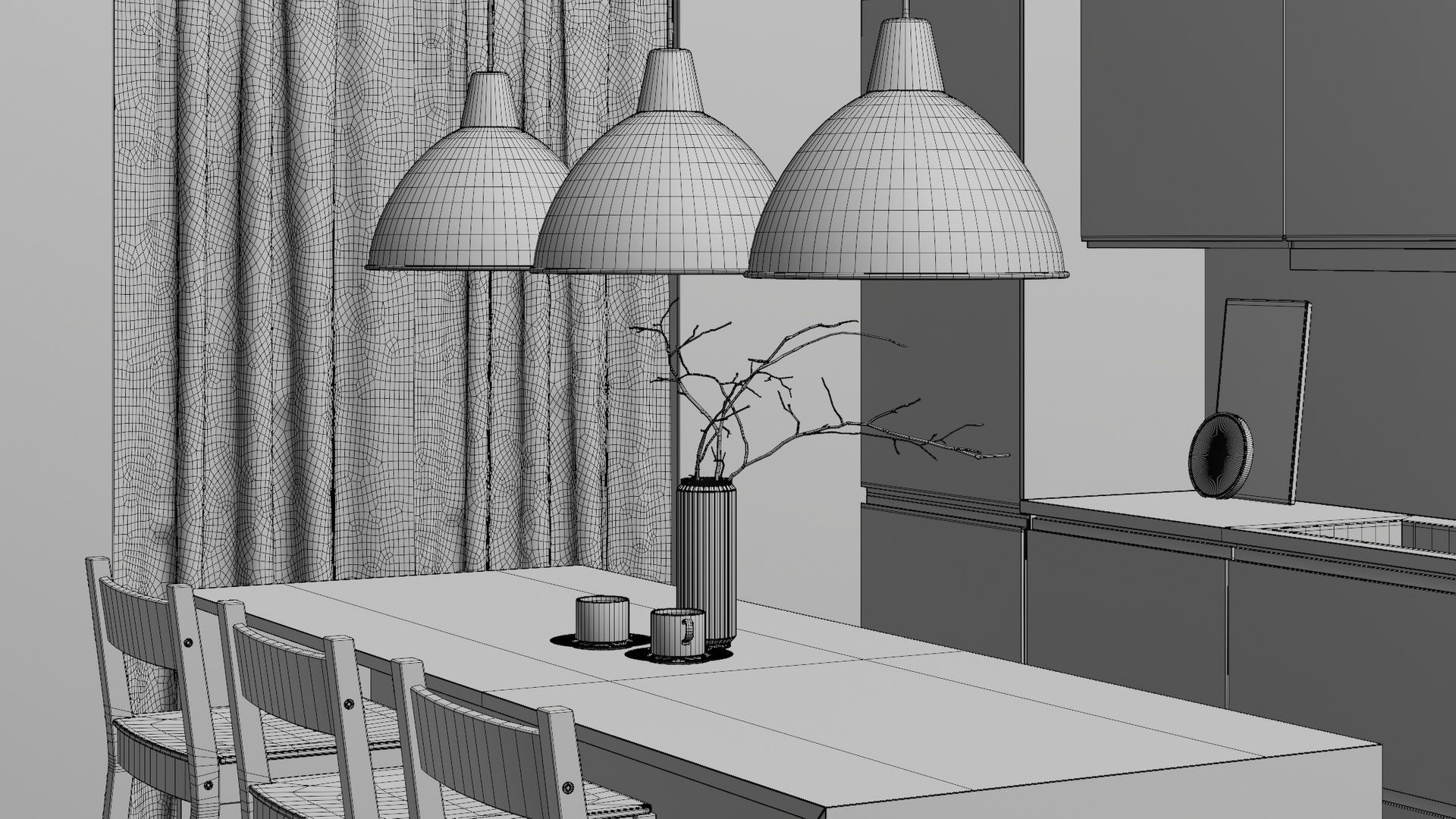 View of 3D Scandinavian Apartment Interior 2 - TurboSquid 1961391
