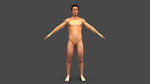 human body 3D model