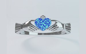 3D Anillo de matrimonio Wedding ring model