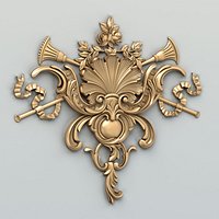 Carved decor central 035